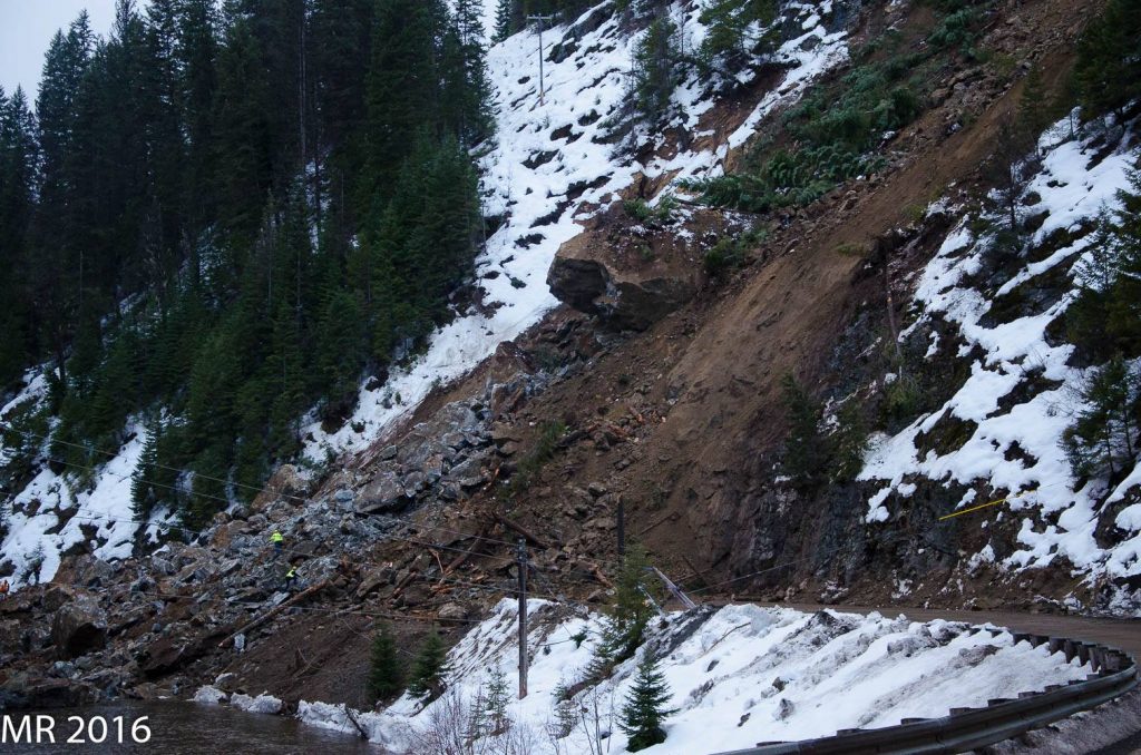 Elk City Landslide "Feb 18, 2016" | Geology Page