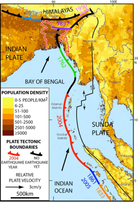 A giant quake may lurk under Bangladesh and beyond ...