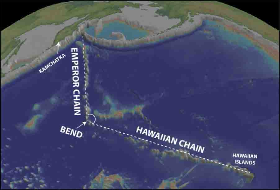 Хребты тихого океана. Императорский хребет в тихом океане на карте. Гавайский подводный хребет. Императорские горы в тихом океане.