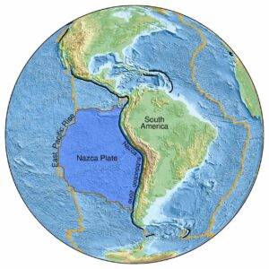 A map of the East Pacific Rise region where the discovery of an ancient seafloor was made. Credit: Jingchuan Wang.