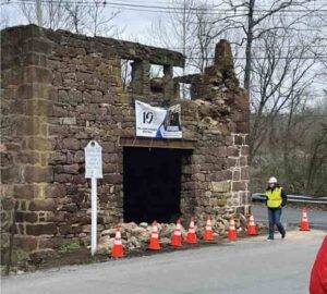 Photo of Taylor’s Mill in Readington Township, New Jersey after the 5 April 2024 earthquake. | GEER-NIST